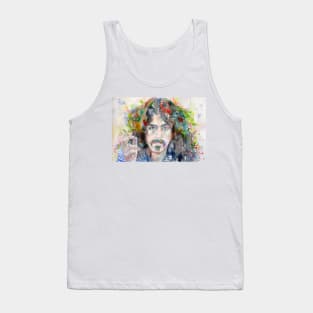 FRANK ZAPPA watercolor portrait .4 Tank Top